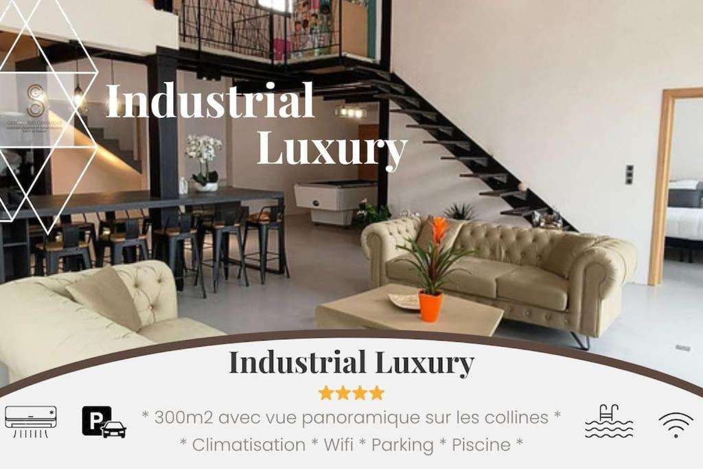 Вілла Industrial Luxury Nimes & Arles Бокер Екстер'єр фото